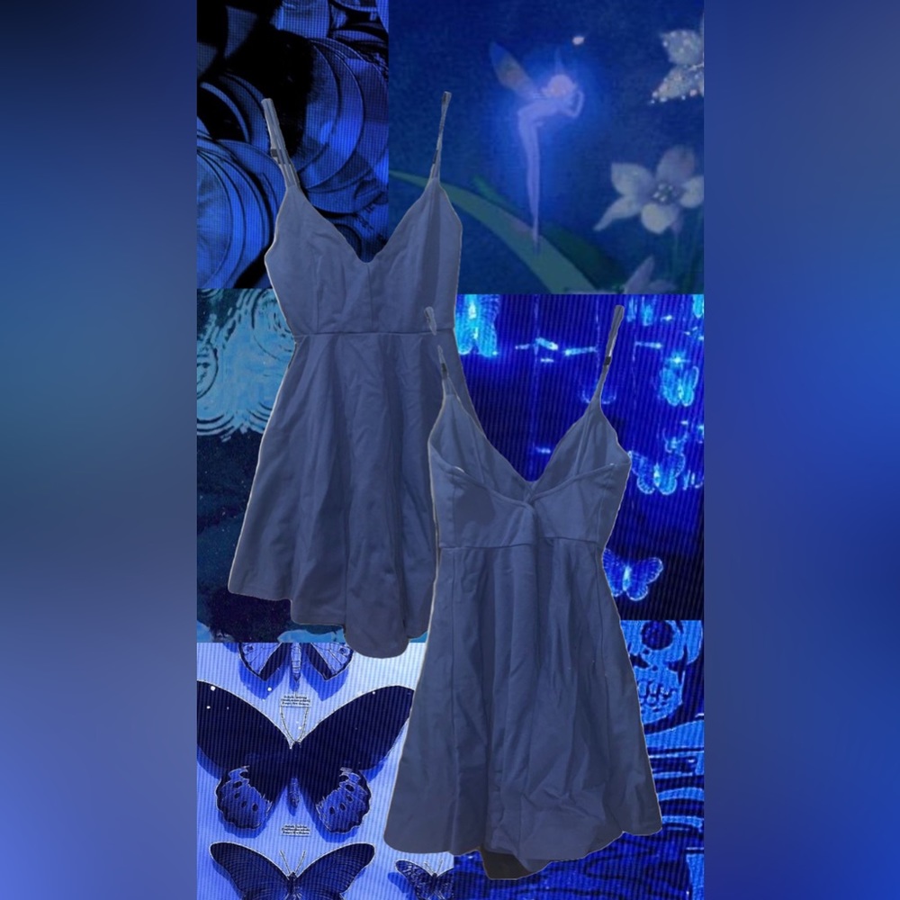 BLUE TANK DRESS- SMALL/MEDIUM - WINDSOR